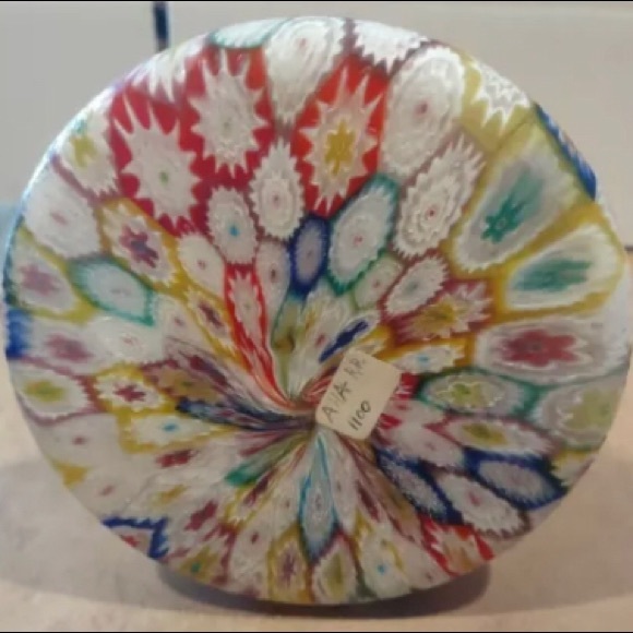 Gorgeous Millefiori Hand Blown Glass Art LAMP Made in Murano Italy 🇮🇹 - Picture 8 of 9